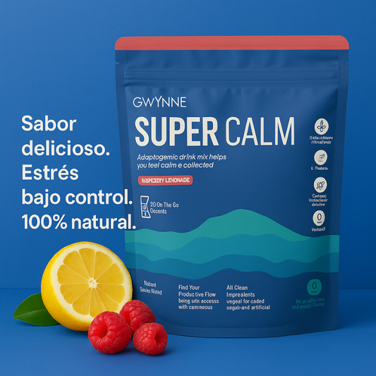 SuperCalm – Mezcla Bebible con Ashwagandha KSM‑66 para Reducir Estrés y Mejorar el Ánimo
