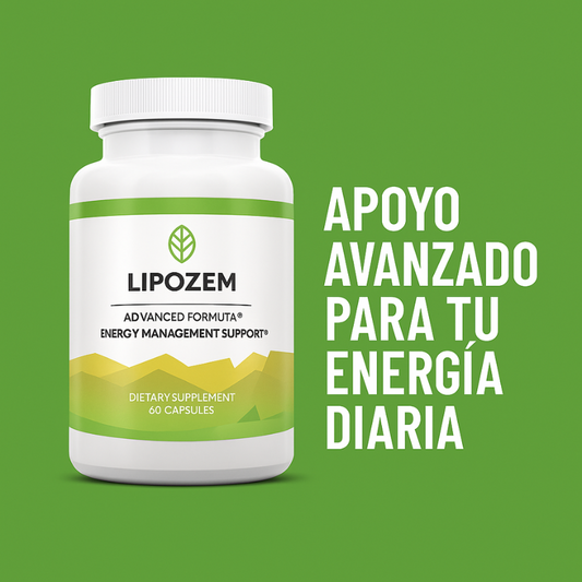 LIPOZEM™ Cápsulas Naturales – Control de Apetito, Digestión y Metabolismo