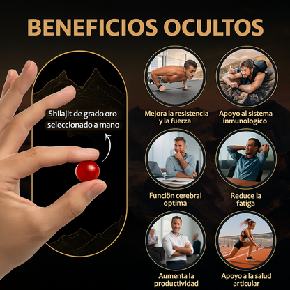 WindBoss Shilajit Puro del Himalaya – 80 Gominolas de Grado Oro | Refuerza Inmunidad y Energía Natural