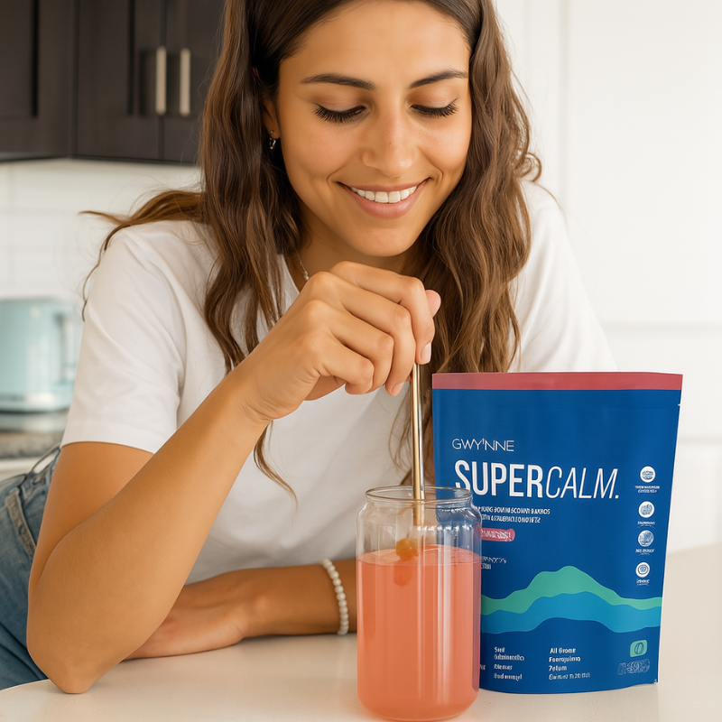 SuperCalm – Mezcla Bebible con Ashwagandha KSM‑66 para Reducir Estrés y Mejorar el Ánimo