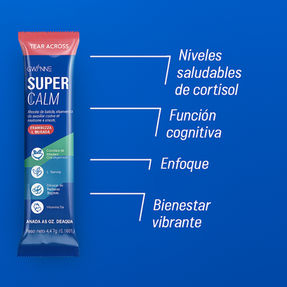 SuperCalm – Mezcla Bebible con Ashwagandha KSM‑66 para Reducir Estrés y Mejorar el Ánimo
