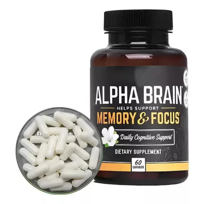 Alpha Brain: Cápsulas Nootrópicas para Memoria, Concentración y Función Cognitiva