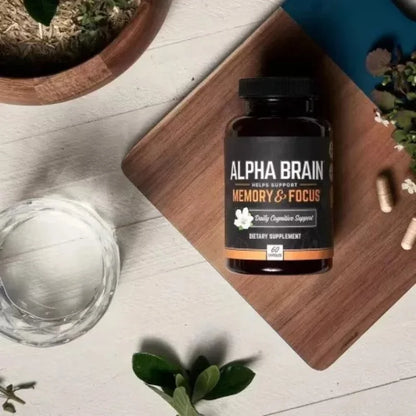 Alpha Brain: Cápsulas Nootrópicas para Memoria, Concentración y Función Cognitiva