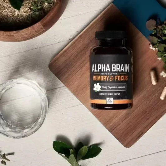 Alpha Brain: Cápsulas Nootrópicas para Memoria, Concentración y Función Cognitiva